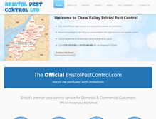 Tablet Screenshot of bristolpestcontrol.com